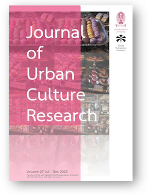 Journal of Urban Culture Research - Cover images are from a York, UK pastry shop provided by Alan Kinear. JUCR supports the sovereignty of individual countries.
