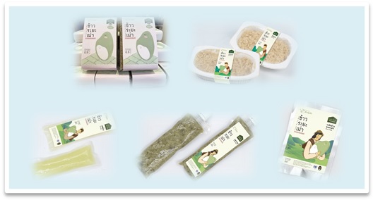 Figure 3. Examples of activities for creating and enhancing the development of a network of farmers producing Hom Mali rice in soft dough stage into smart farmers and implementing smart farming systems across the production chain
