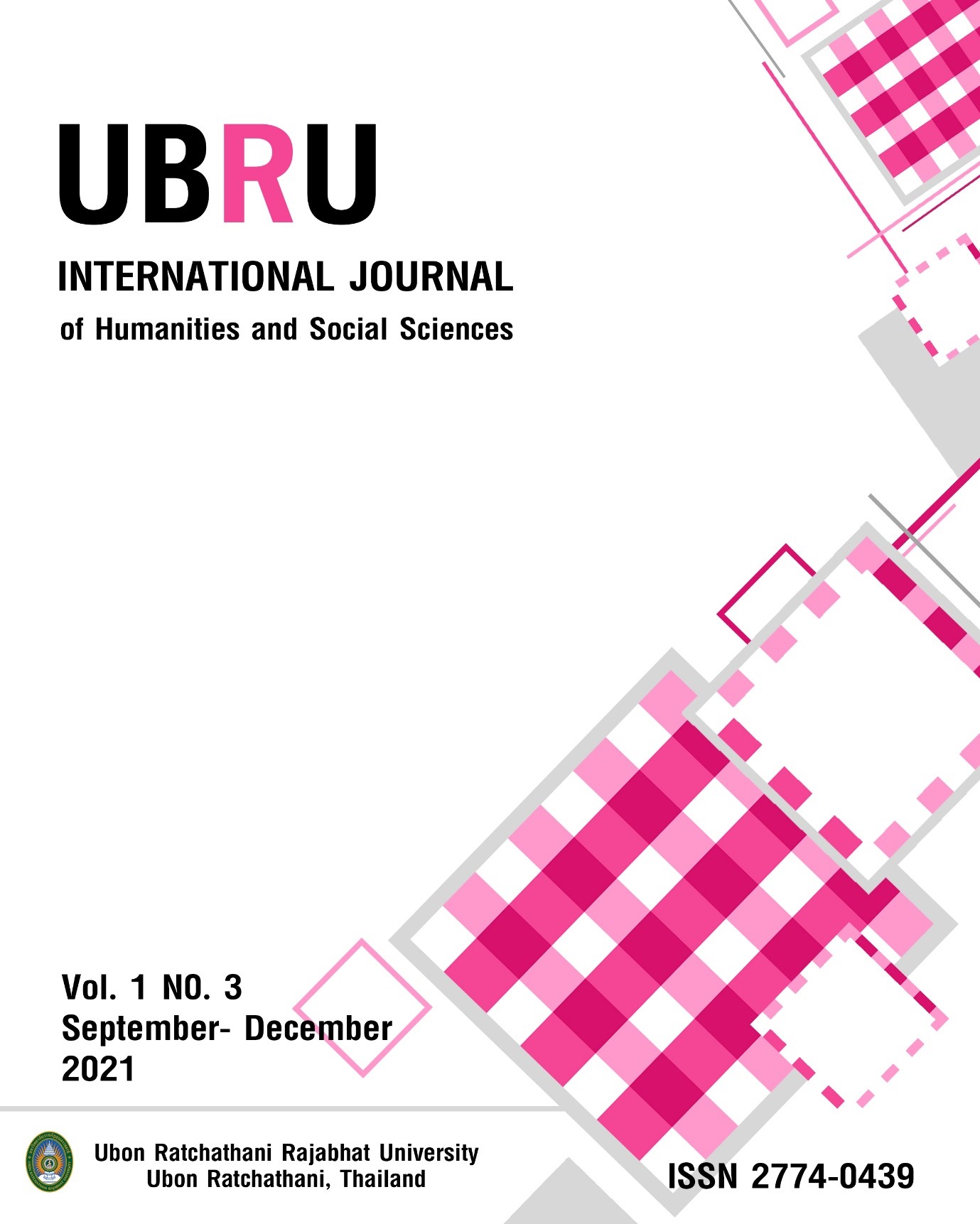 					View Vol. 1 No. 3 (2021): UBRU International Journal Ubon Ratchathani Rajabhat University
				